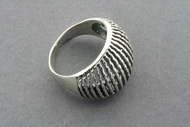 Sterling Silver Anemone Signet Ring - Elegant Floral Jewelry for Women, Perfect for Everyday Wear, Gifts & Special Occasions