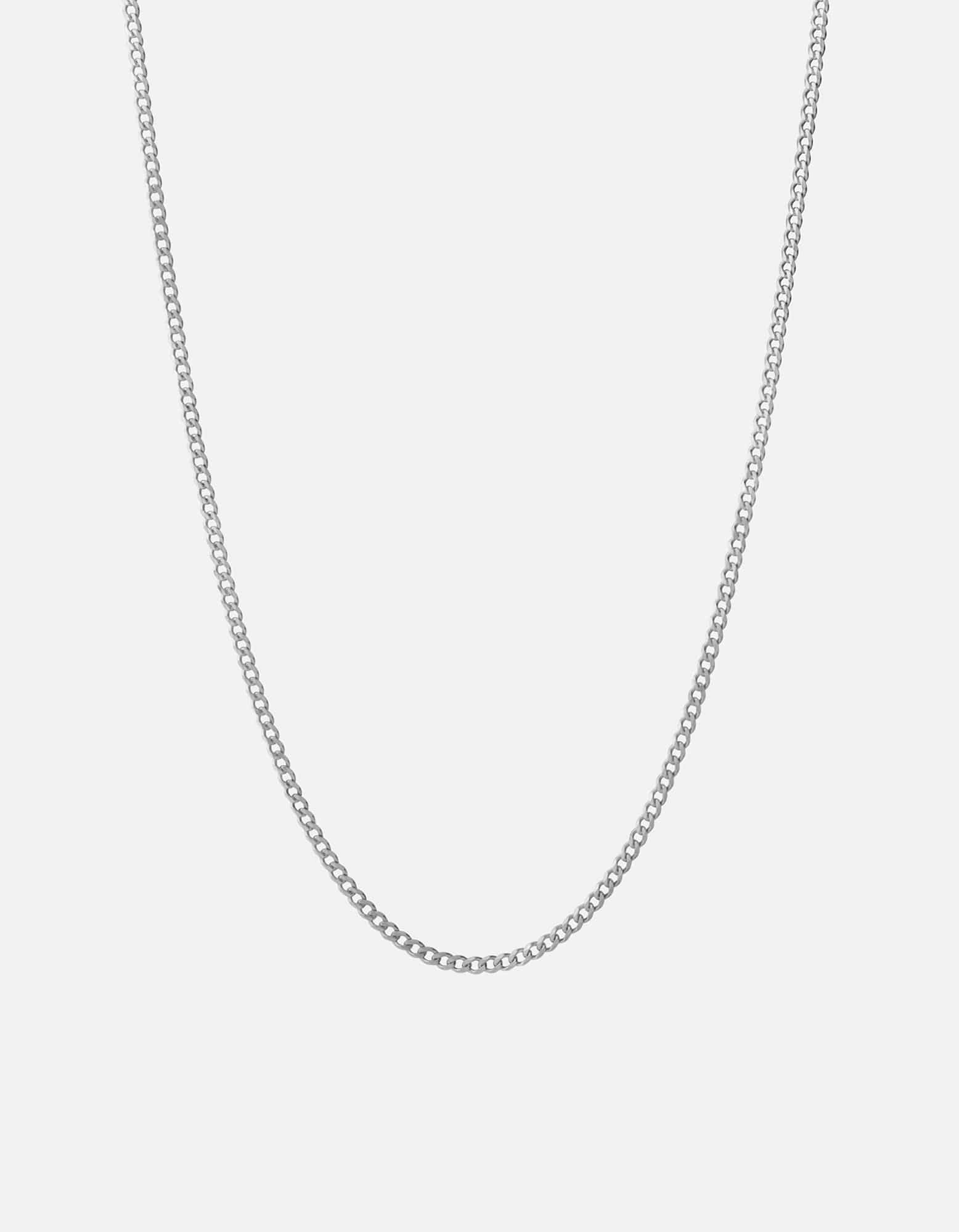 3mm Cuban Chain Necklace for Men & Women - 925 Sterling Silver Jewelry - Perfect for Everyday Wear, Gifts & Special Occasions
