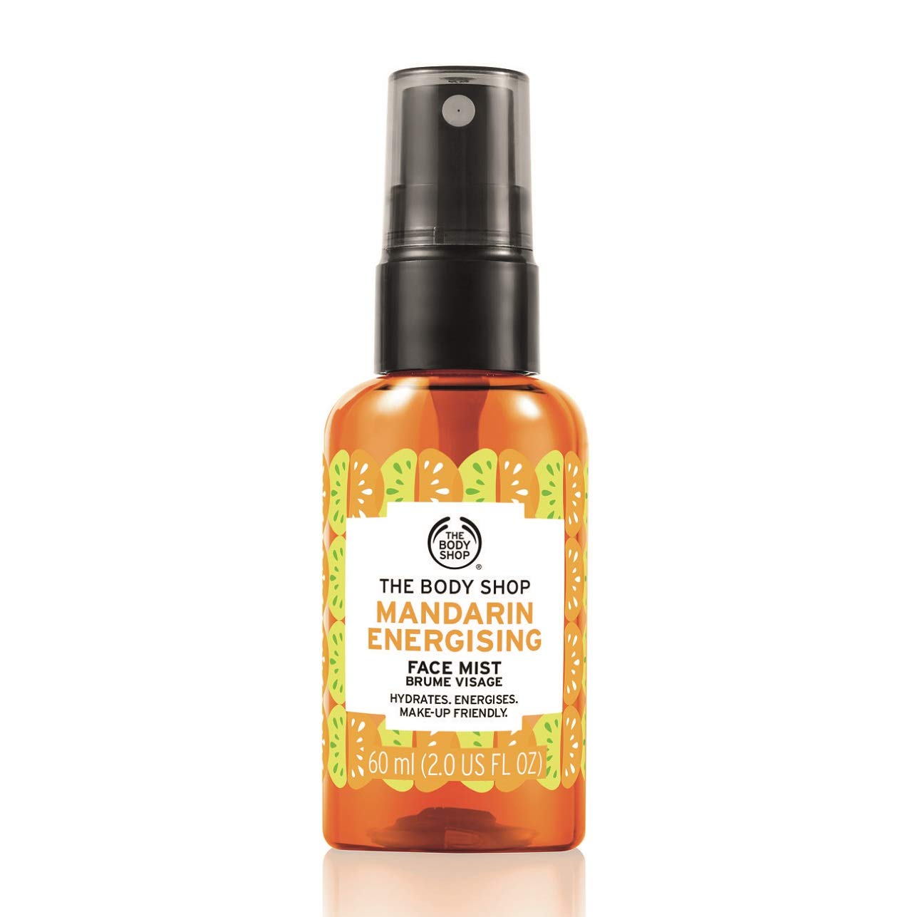 The Body Shop Mandarin Energizing Face Mist - Refreshing Hydrating Facial Spray for Glowing Skin | Perfect for Travel, Gym & Daily Skincare Routine