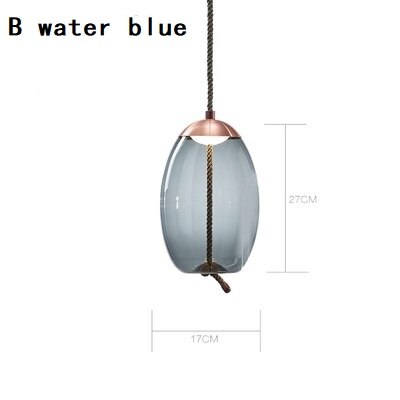 Modern Clear Smoke Glass Pendant Light - Stylish Hanging Fixture for Kitchen Island, Dining Room & Bedroom Lighting
