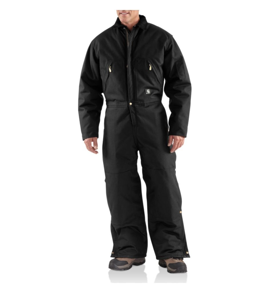 Carhartt Men's Arctic Quilt Lined Yukon Coverall X06 - Heavy Duty Insulated Work Jumpsuit for Cold Weather, Hunting & Outdoor Jobs