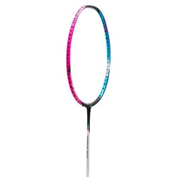 Li Ning Halbertec 8000 Badminton Racket - Prestrung Pink & Green Professional Racquet for Advanced Players | Perfect for Tournaments & Training | Made in China