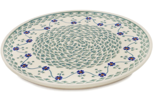 10-Piece Lucky Blue Clover Dinner Plate Set - Elegant Ceramic Plates for Dining, Parties & Home Decor | Durable & Stylish Tableware for Everyday Use & Special Occasions