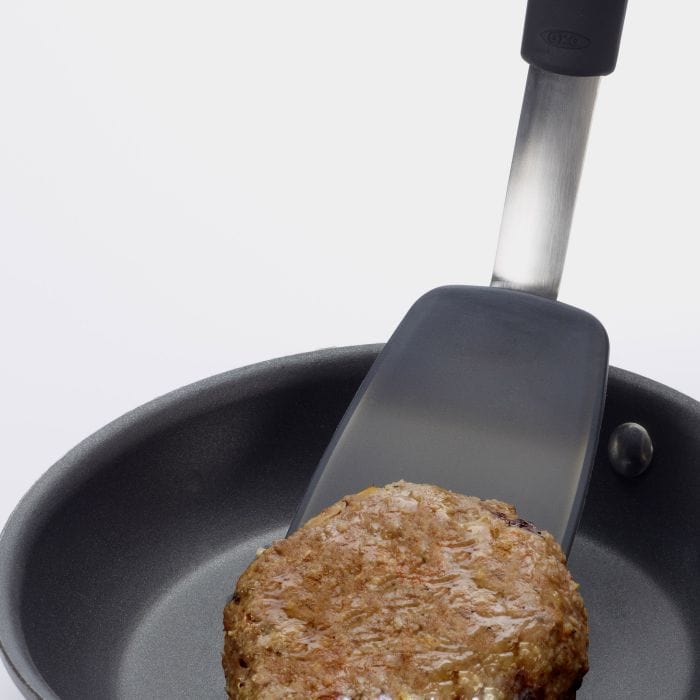 OXO Silicone Flexible Spatula - Heat-Resistant Kitchen Utensil for Baking, Cooking & Mixing - Perfect for Non-Stick Pans, Bowls & Food Prep