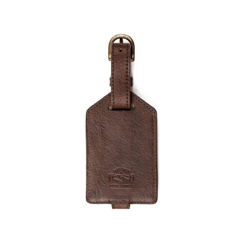 Personalized Leather Luggage Tag - Engraved Name & Contact Info - Durable Travel ID Bag Tag for Suitcases, Backpacks & Carry-Ons - Perfect for Business Trips, Vacations & Gift Giving
