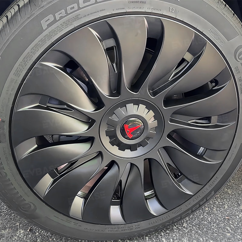 Tesla Model Y Überturbine Wheel Covers - Matte Black 19