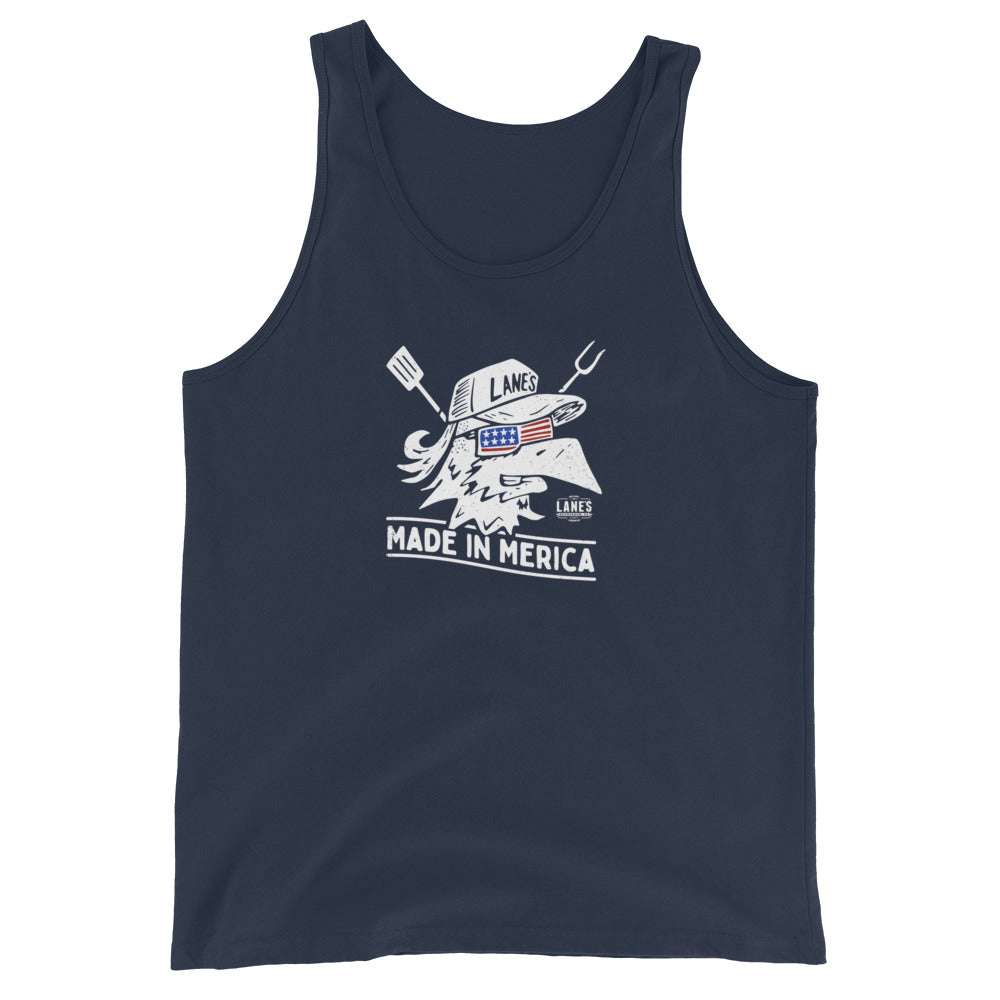 Merica Men's Tank Top - Comfortable & Patriotic Sleeveless Shirt for Gym, Workout & Casual Wear