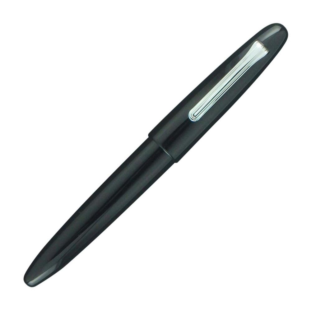 Sailor King of Pen (KOP) Fountain Pen - Premium Ebonite Body with Silver Accents for Luxury Writing & Calligraphy - Perfect for Gifts, Collectors & Office Use