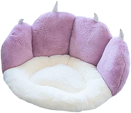 **Soft Cat Paw Seat Cushion - Cozy Paw-Shaped Chair Pad for Office, Sofa & Home - Cute & Comfortable Back Support - Perfect for Work, Relaxing & Decor**