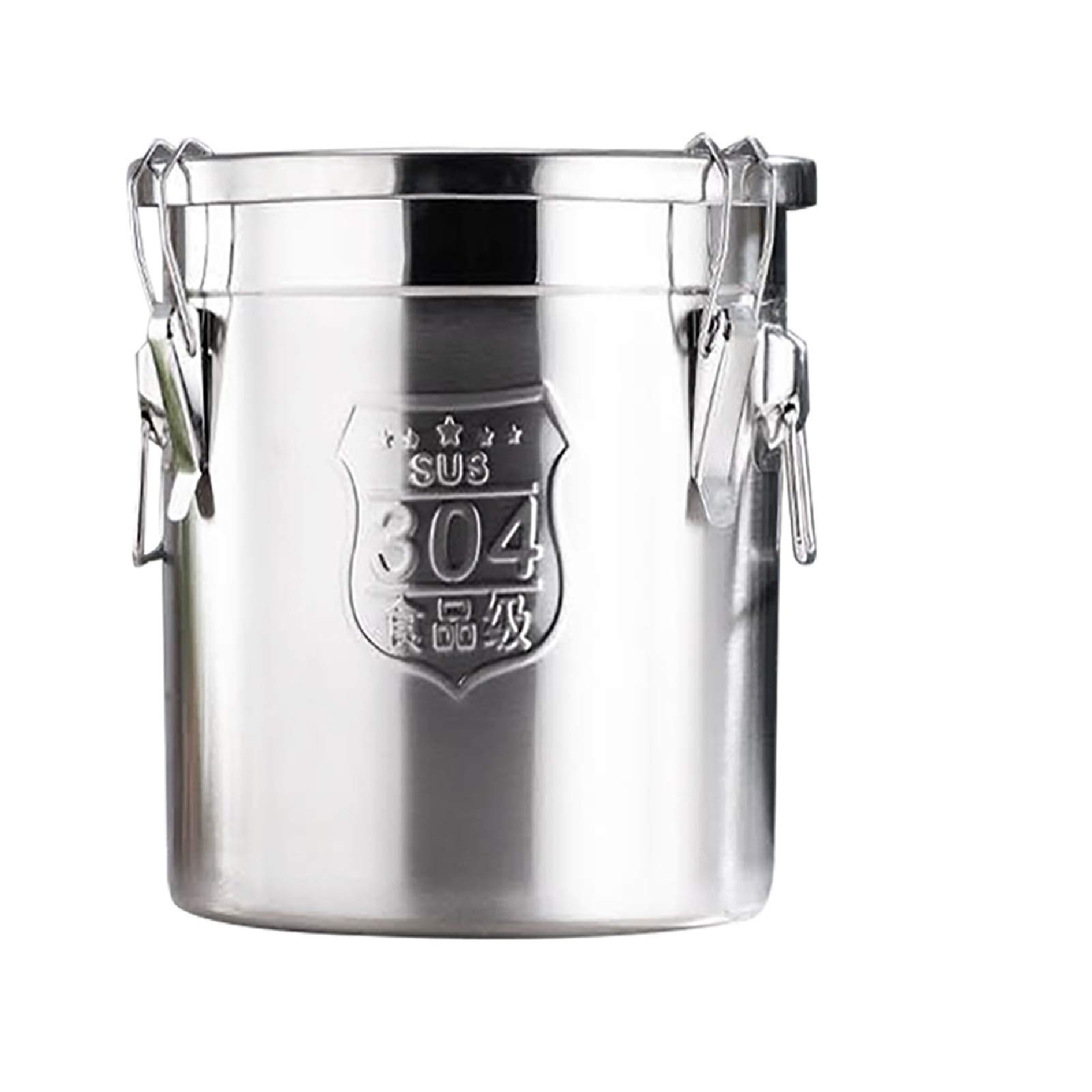 Premium Stainless Steel Airtight Food Storage Container - 12L Kitchen Canister for Cereal, Rice, Flour & Dry Goods | Leakproof Ice Bucket & Beverage Cooler | Multi-Purpose Countertop Organizer for Pantry, Coffee, Tea & Baking Supplies