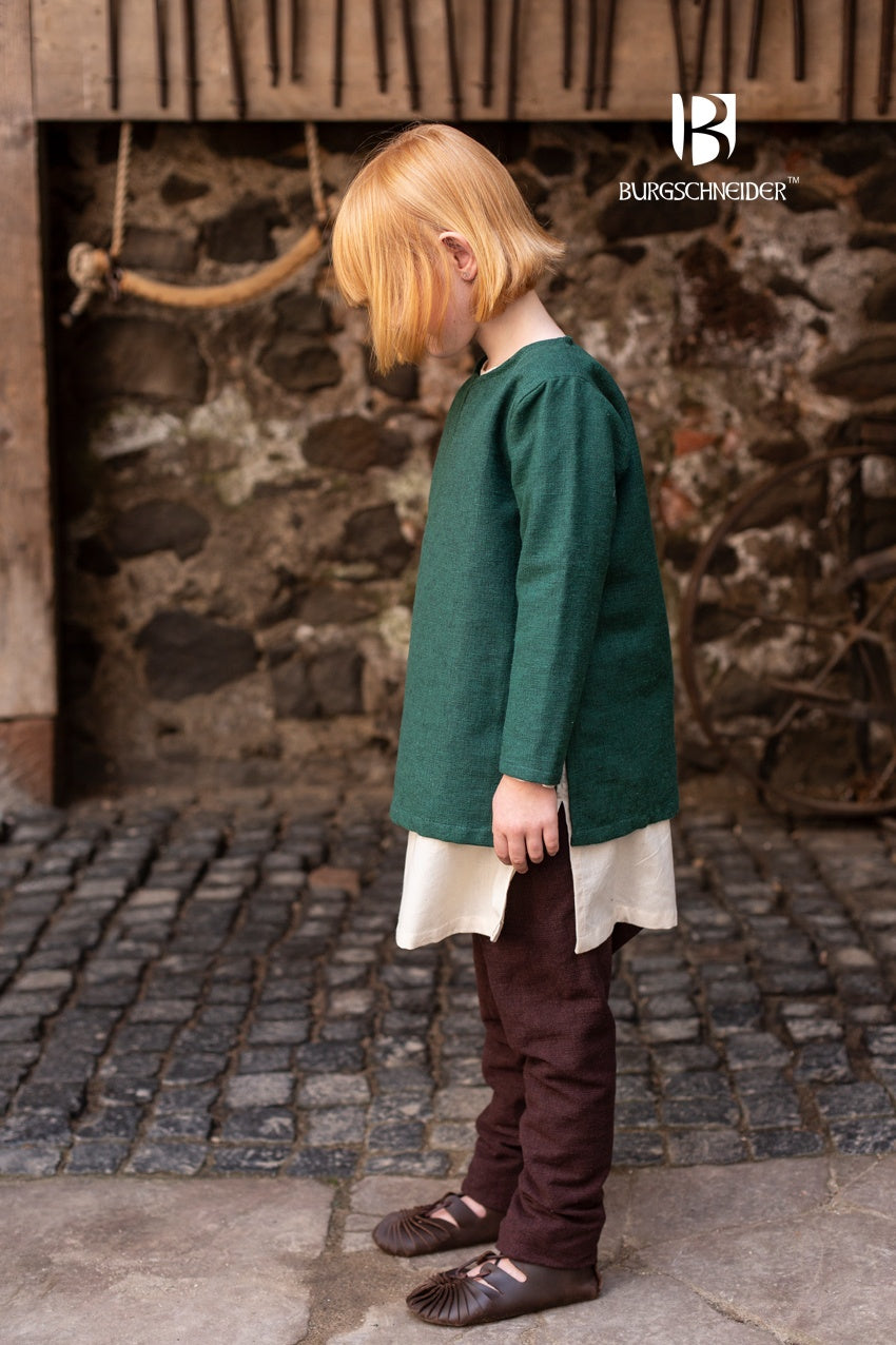 Eriksson Green Kids Tunic - Soft & Comfortable Cotton Top for Girls & Boys - Perfect for School, Playdates & Casual Outings