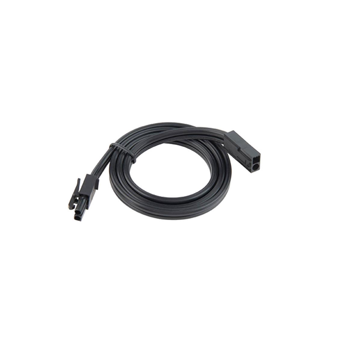 24 Inch Black Interconnect Cable for 3 CCT Puck Lights - Perfect for Under Cabinet Lighting, Display Cases & Home Decor