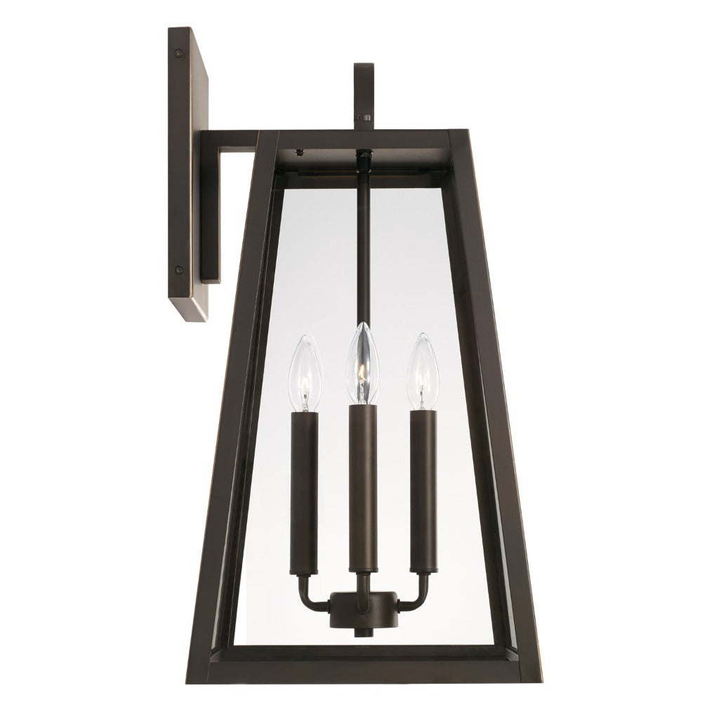 Andrew Outdoor Wall Lantern - Weatherproof LED Exterior Light Fixture for Porch, Patio & Garden - Dusk to Dawn Sensor & Rust-Resistant Metal Design