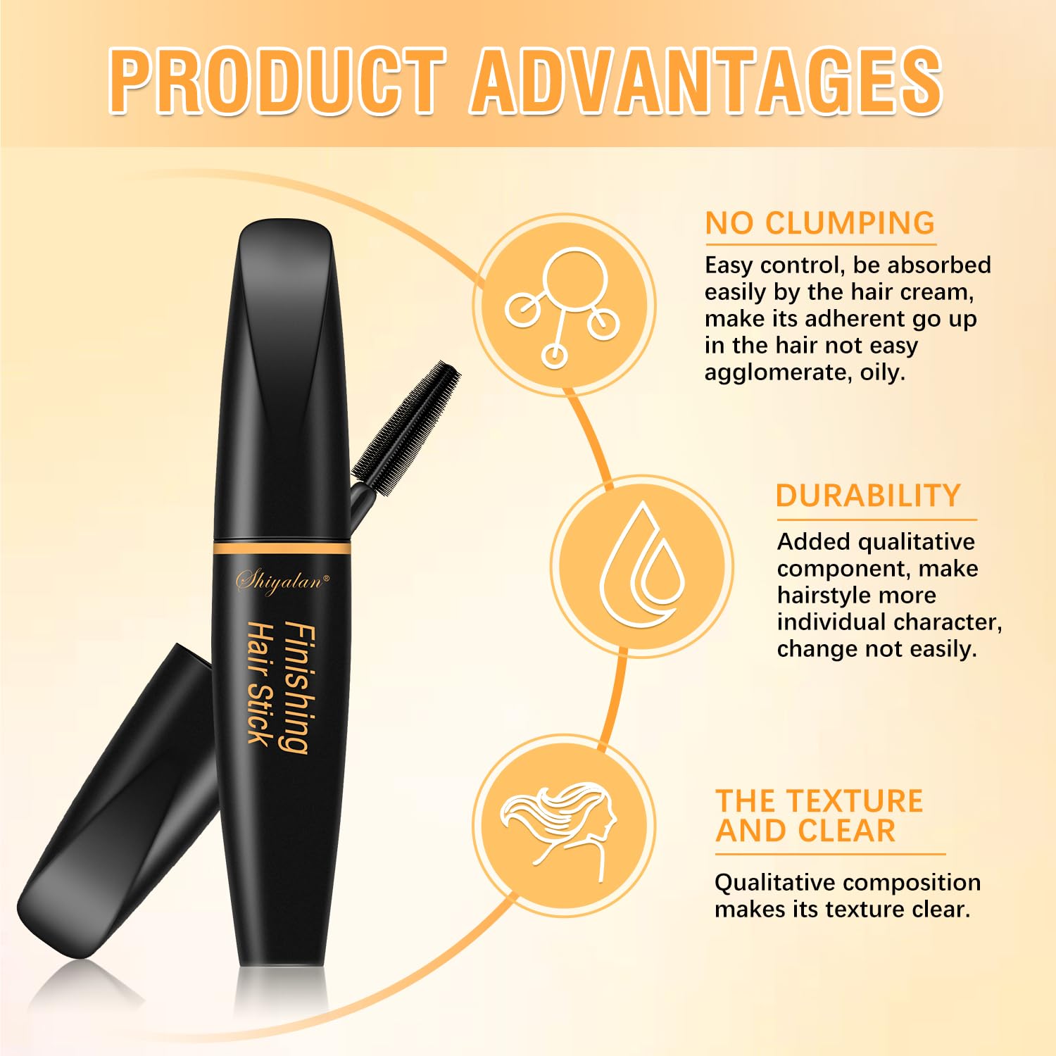 Long Lasting Hair Wax Stick for Flyaways & Baby Hair - Styling Pomade for Wigs & Natural Hair | Perfect for Daily Styling, Special Occasions & Wig Maintenance