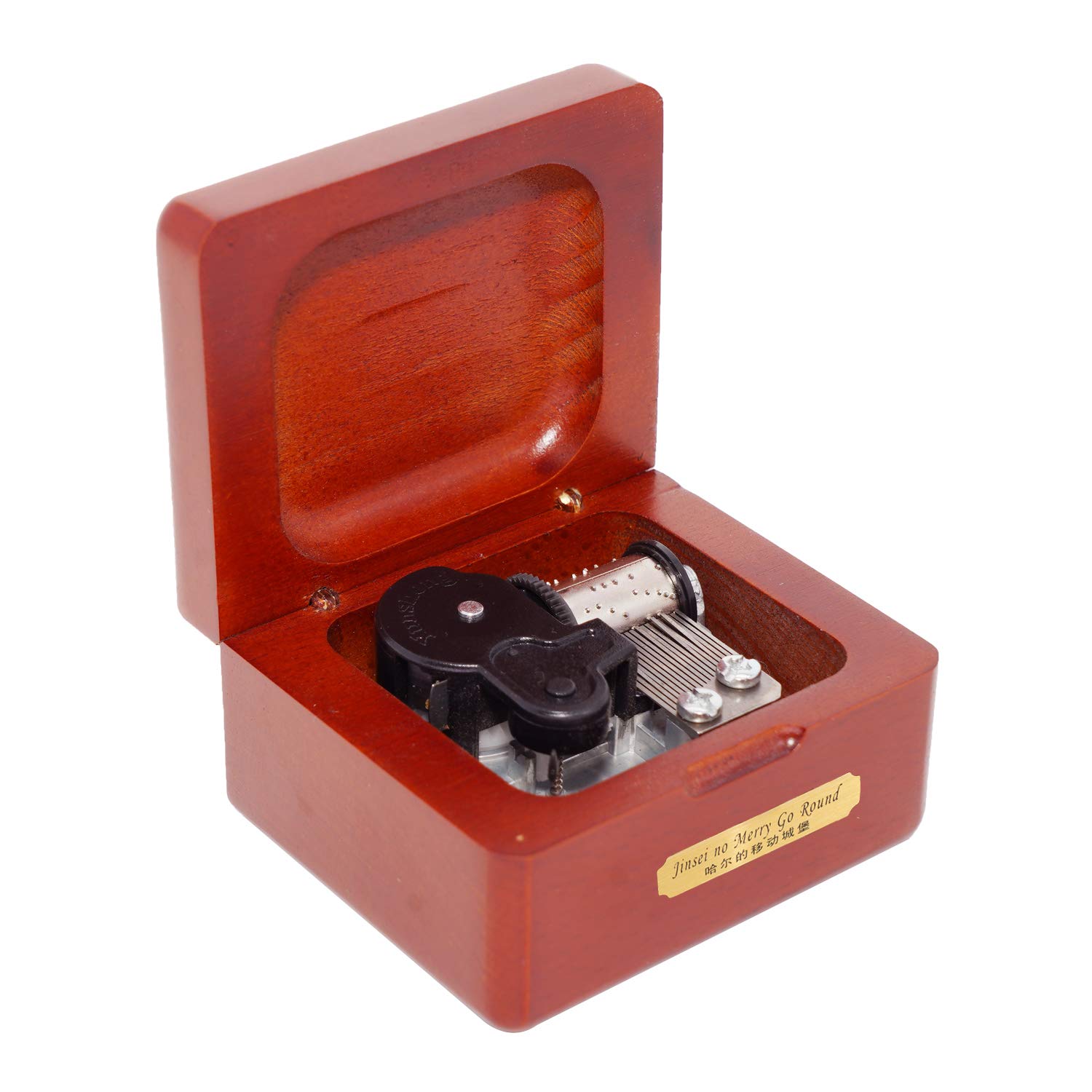 Beauty and The Beast Wooden Music Box - Hand-Carved Wind Up Musical Gift for Christmas, Birthday, Valentine's Day - Perfect for Disney Fans, Home Decor & Romantic Gifts
