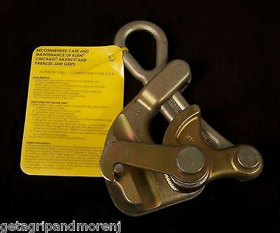 KLEIN TOOLS THA 37730 Cable Wire Puller Clamp - Heavy Duty Electrical Wire Gripper Tool for Contractors & Electricians - Perfect for Underground Conduit & Cable Installation Projects