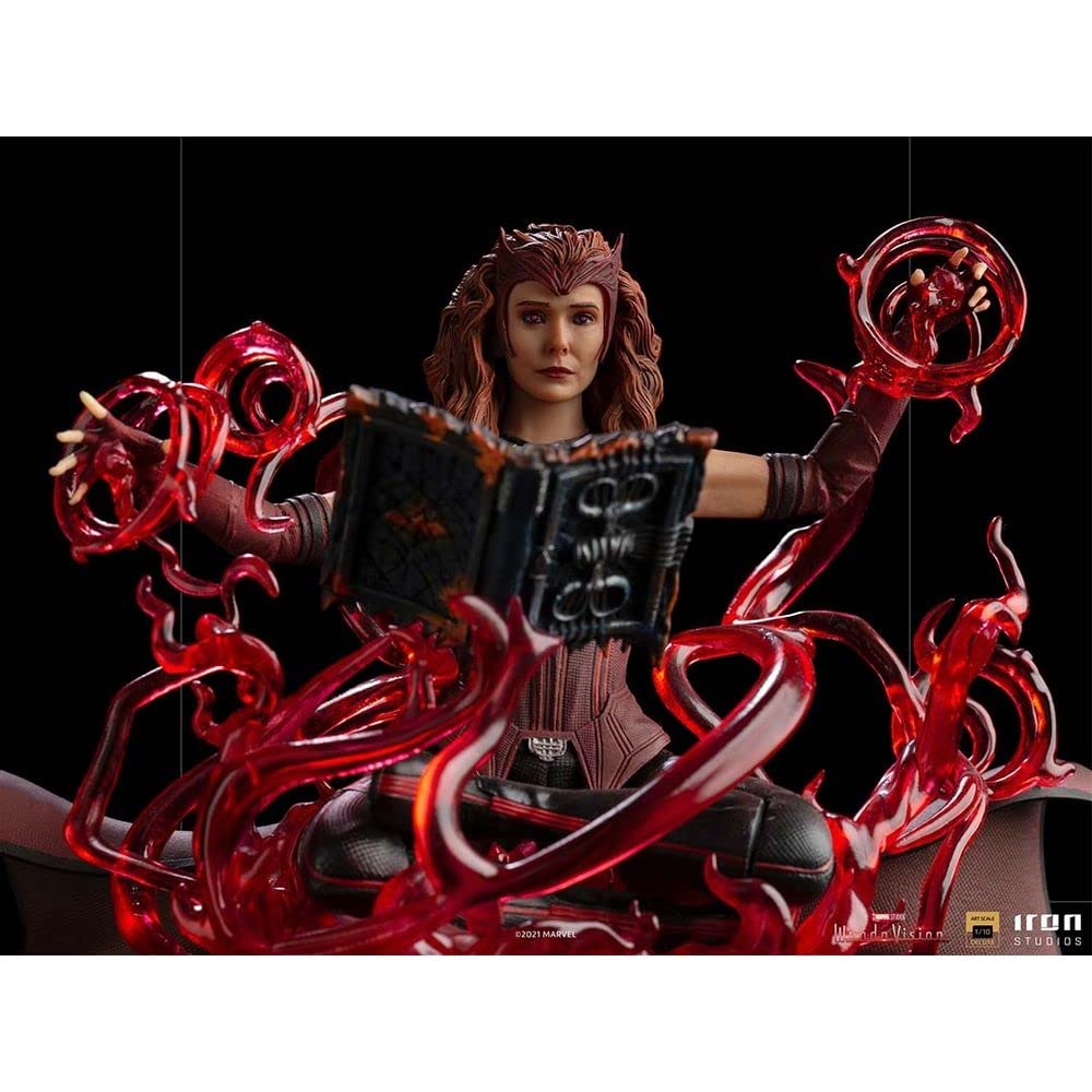 Iron Studios 1:10 Scale Scarlet Witch Deluxe Art Statue - WandaVision Collectible Figure for Marvel Fans & Home Display