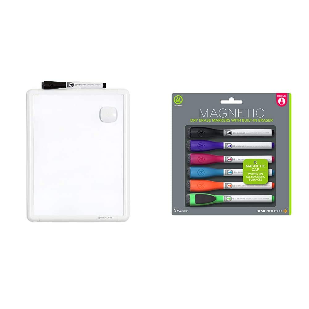 U Brands Contempo Magnetic Dry Erase Board 8.5