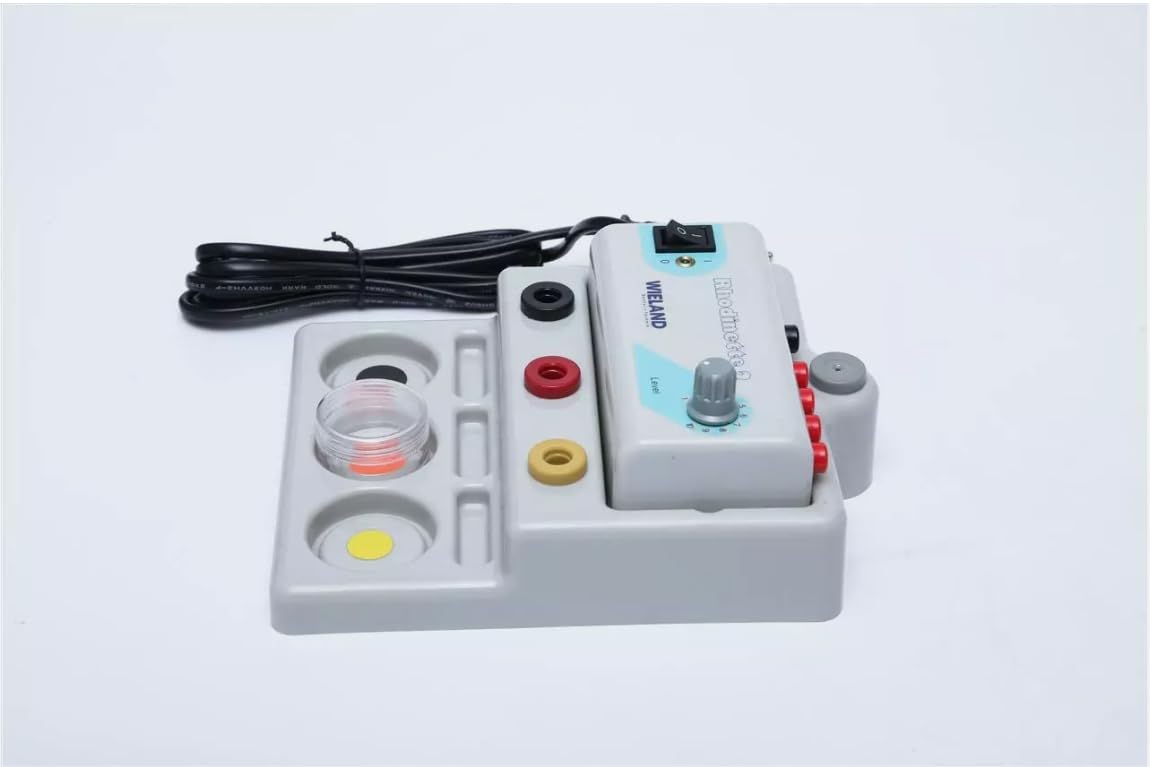 HUZWHHGGH Rhodium Pen Plater - Gold Electroplating Machine for Jewelry Making, Rhodinette System, Gray | Perfect for DIY Jewelry Repair, Ring & Necklace Plating at Home or Professional Workshop