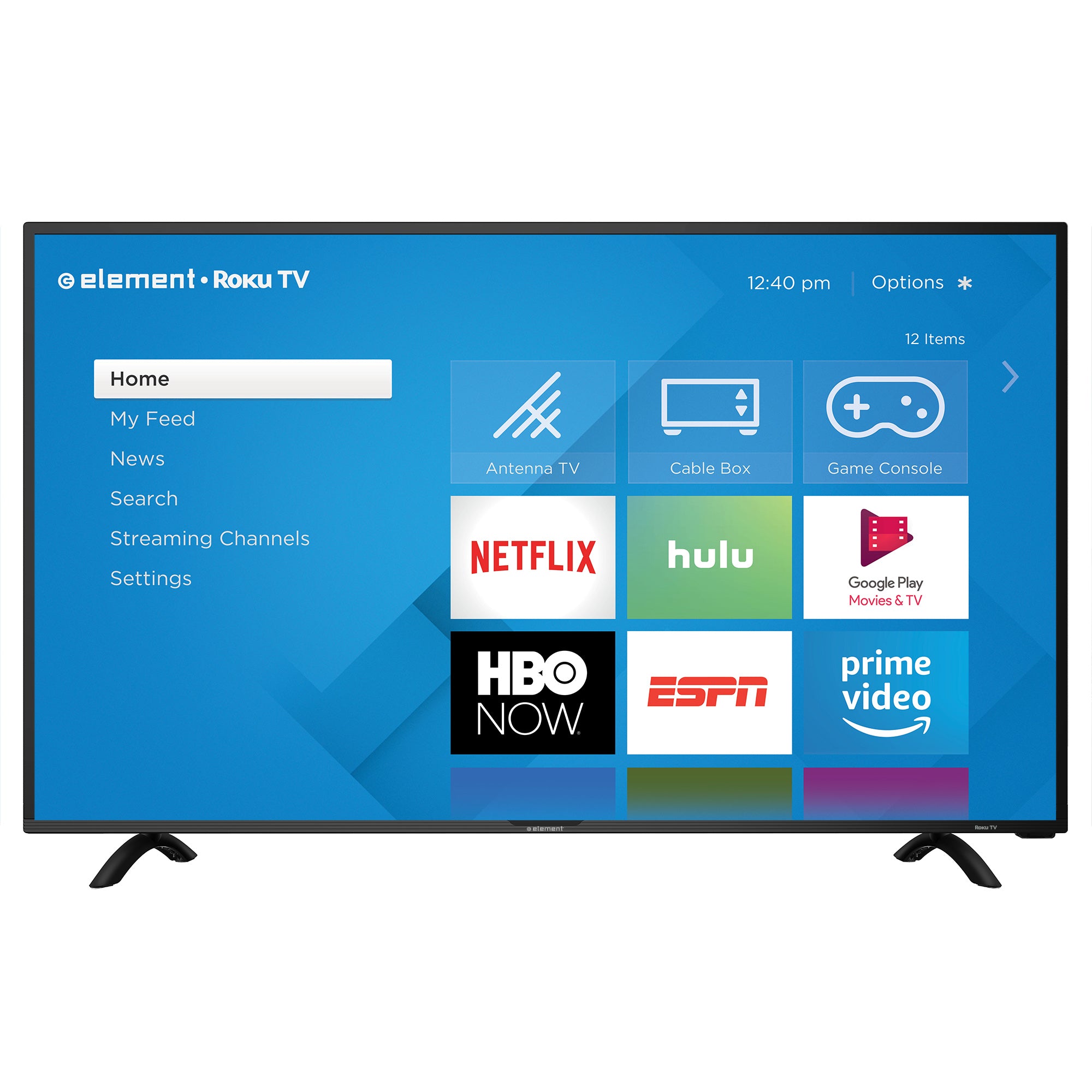 ELEMENT 40-Inch Class 4K UHD (2160P) ROKU Smart LED TV with HDR - Model E4SC4018RKU - Perfect for Living Room, Bedroom & Home Entertainment