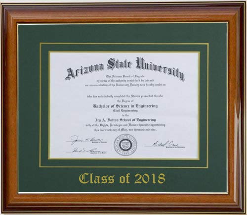 3Art Customizable 12x16 Diploma Frame in Black and Red - Perfect for Graduation, Awards, and Office Decor