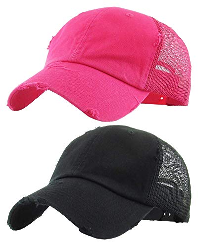 2 Pack: Black & Hot Pink