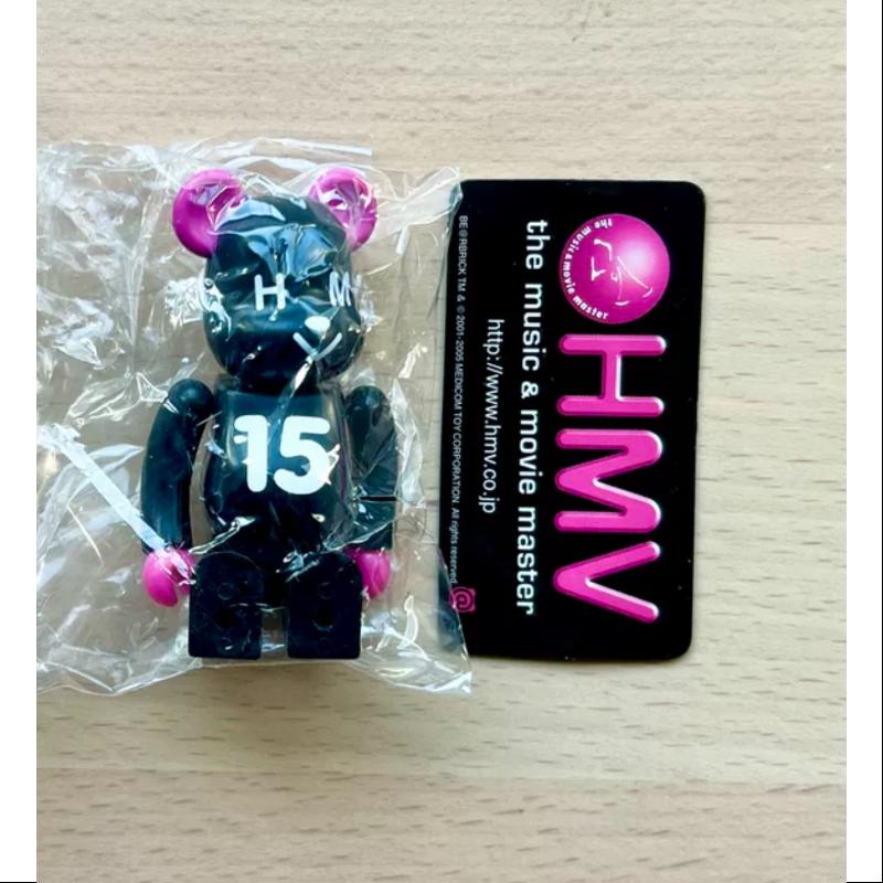 Bearbrick Series 10 Super Secret HMV Black 100% Collectible Vinyl Art Toy - Perfect for Display in Home, Office or Anime Collections