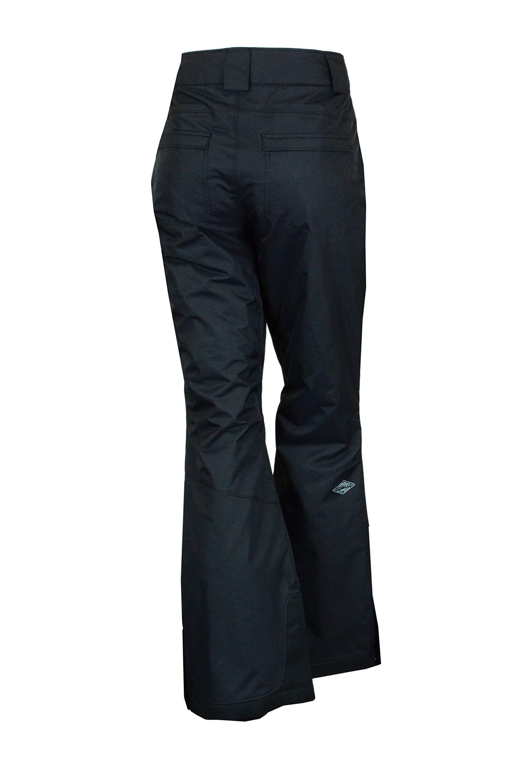 Columbia Women's Arctic Trip Omni-Heat Waterproof Snow Pants - Thermal Winter Ski Pants for Cold Weather, Black, Large - Perfect for Skiing, Snowboarding & Outdoor Winter Activities