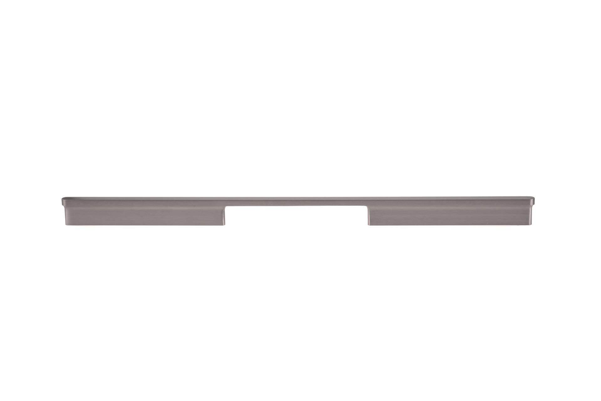 Brushed Black Nickel Modern Cabinet & Drawer Bar Pull Handle - 17 5/8-inch (448mm) Center-to-Center - Richelieu Hardware 863644892 - Perfect for Kitchen Cabinets, Bathroom Vanities, Dressers & Furniture Upgrades