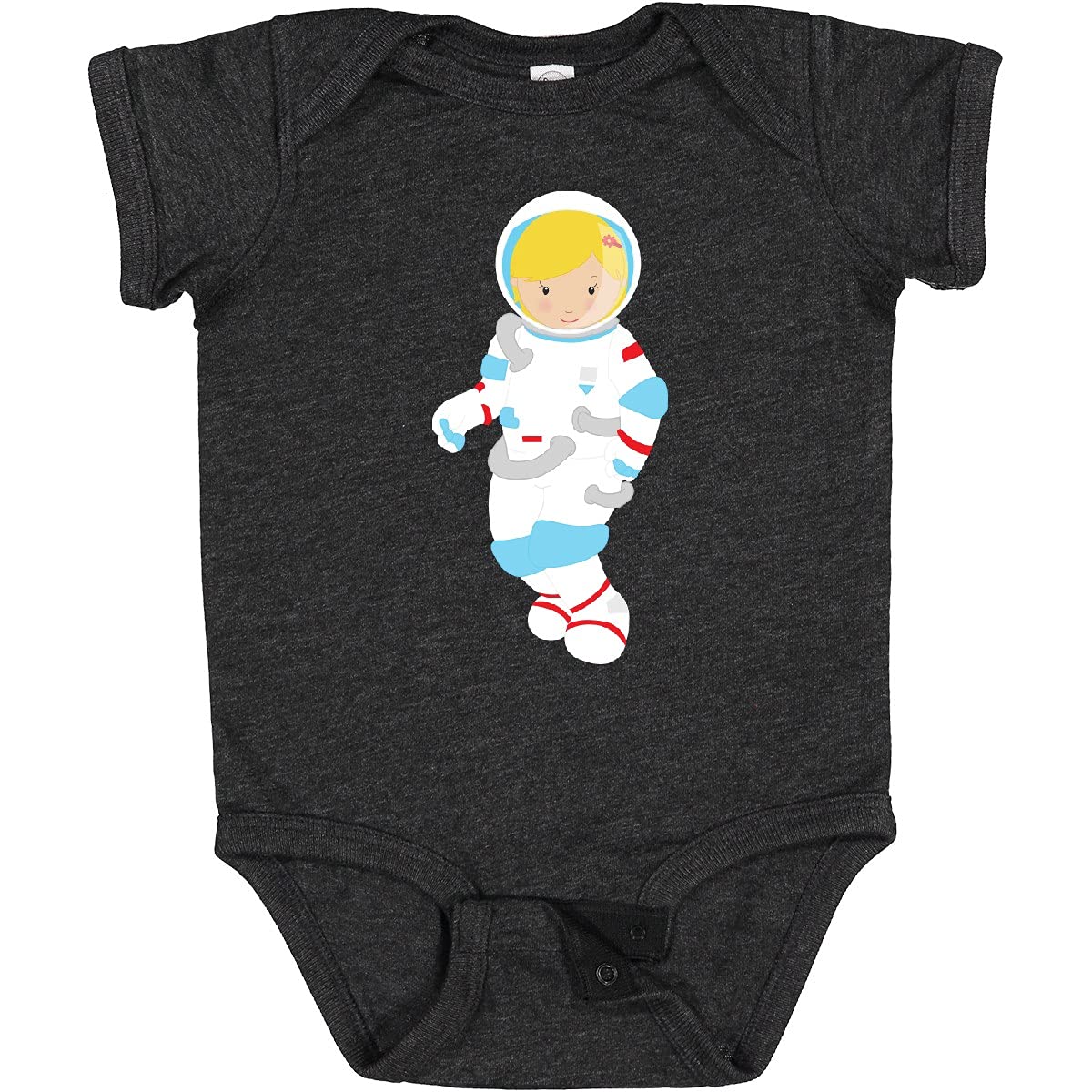 Inktastic Astronaut Girl Baby Bodysuit - Cute Space Flight & Cosmonaut Outfit for Infants | Perfect for Space-Themed Parties & Everyday Play