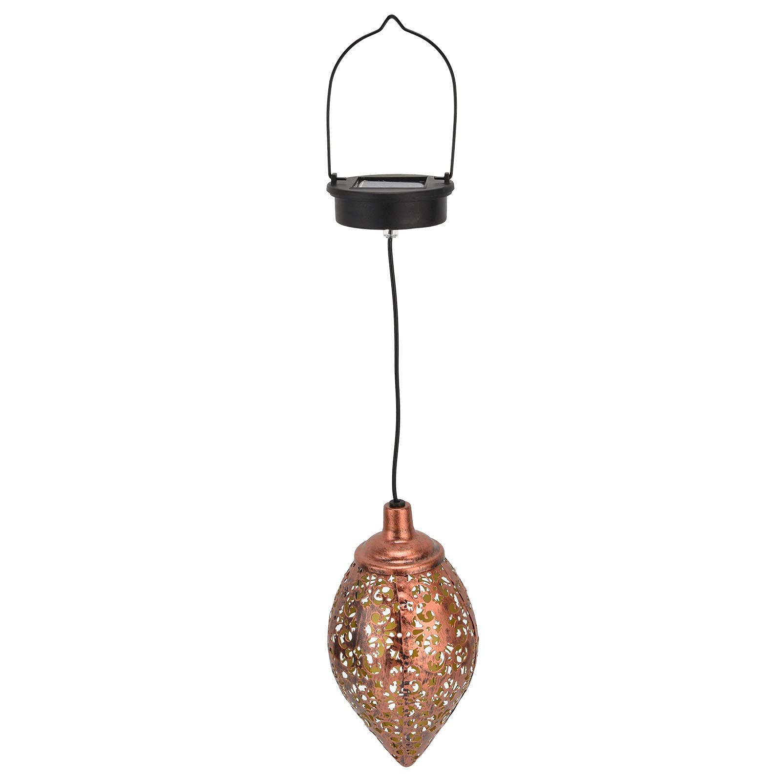 Solar Powered Outdoor Hanging Lights - Unique Shape LED String Lights with Auto Charging for Garden, Patio, Lawn, Courtyard & Park Decor | Perfect for Backyard Parties, Wedding Decorations & Landscape Lighting