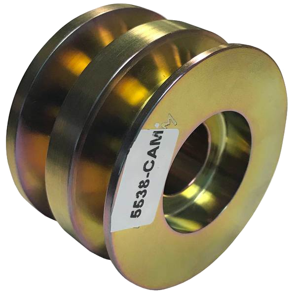 5538 CAM Pulley Dual 2.7” x 1/2” V Belt, 0.875