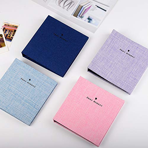 Ablus 100 Pockets Mini Photo Album - Compatible with Fujifilm Instax Mini 9/8/90/25, Polaroid Snap PIC-300 & Kodak Mini 3-Inch Film (Blue) | Perfect for Travel Memories, Wedding Photos & Instant Camera Collections