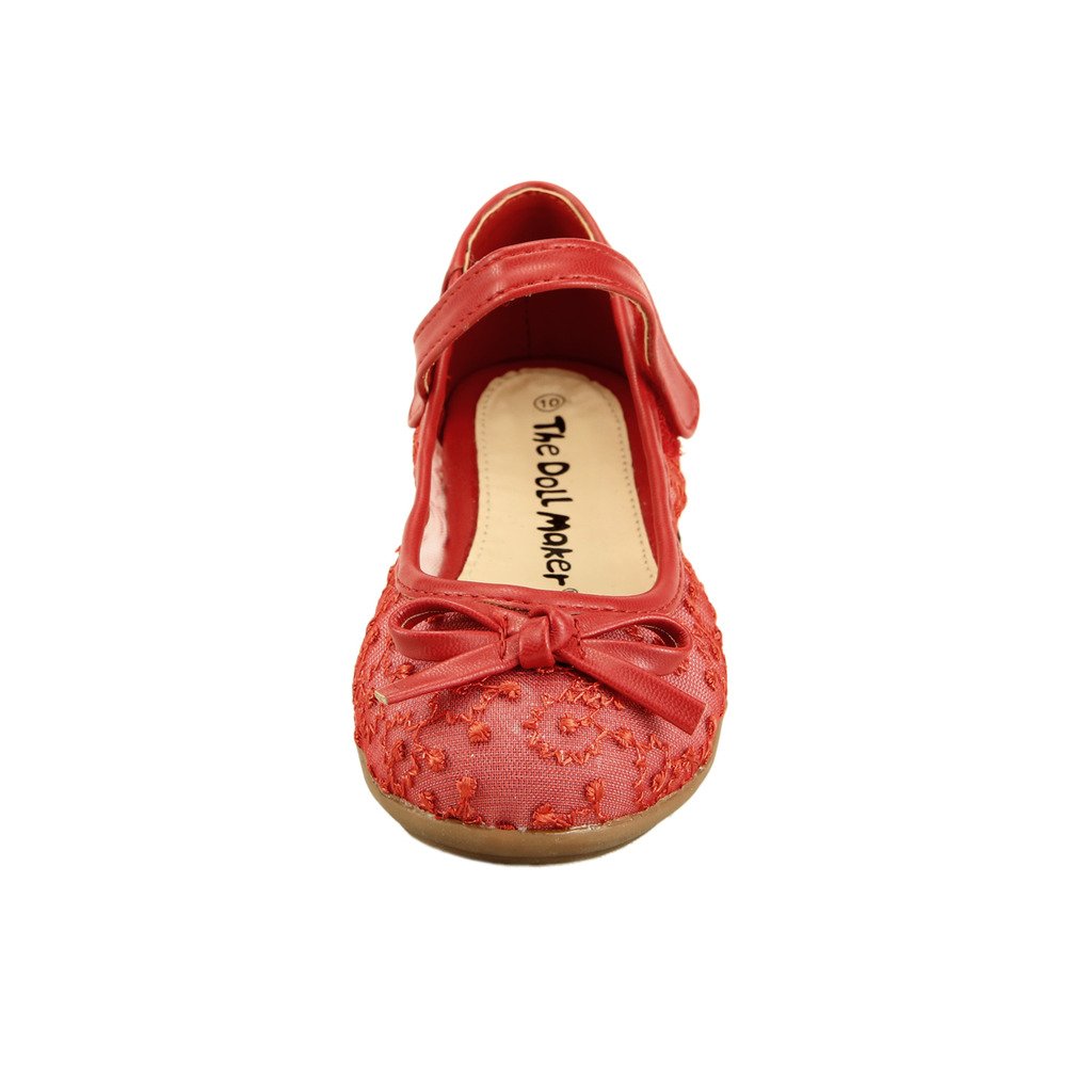 The Doll Maker Lace Flat Shoes - Comfortable Women's Ballet Flats for Casual Wear & Office Outfits