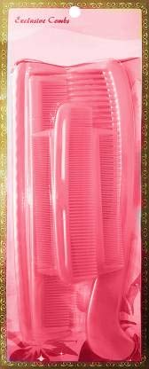 DEXO 5-Pack Compact Hair Combs for Women & Girls - Styling Comb Set for Detangling, Curling & Smoothing - Travel-Friendly Hair Accessories (Red, 1 Pack) - Perfect for Home, Salon & On-the-Go Styling
