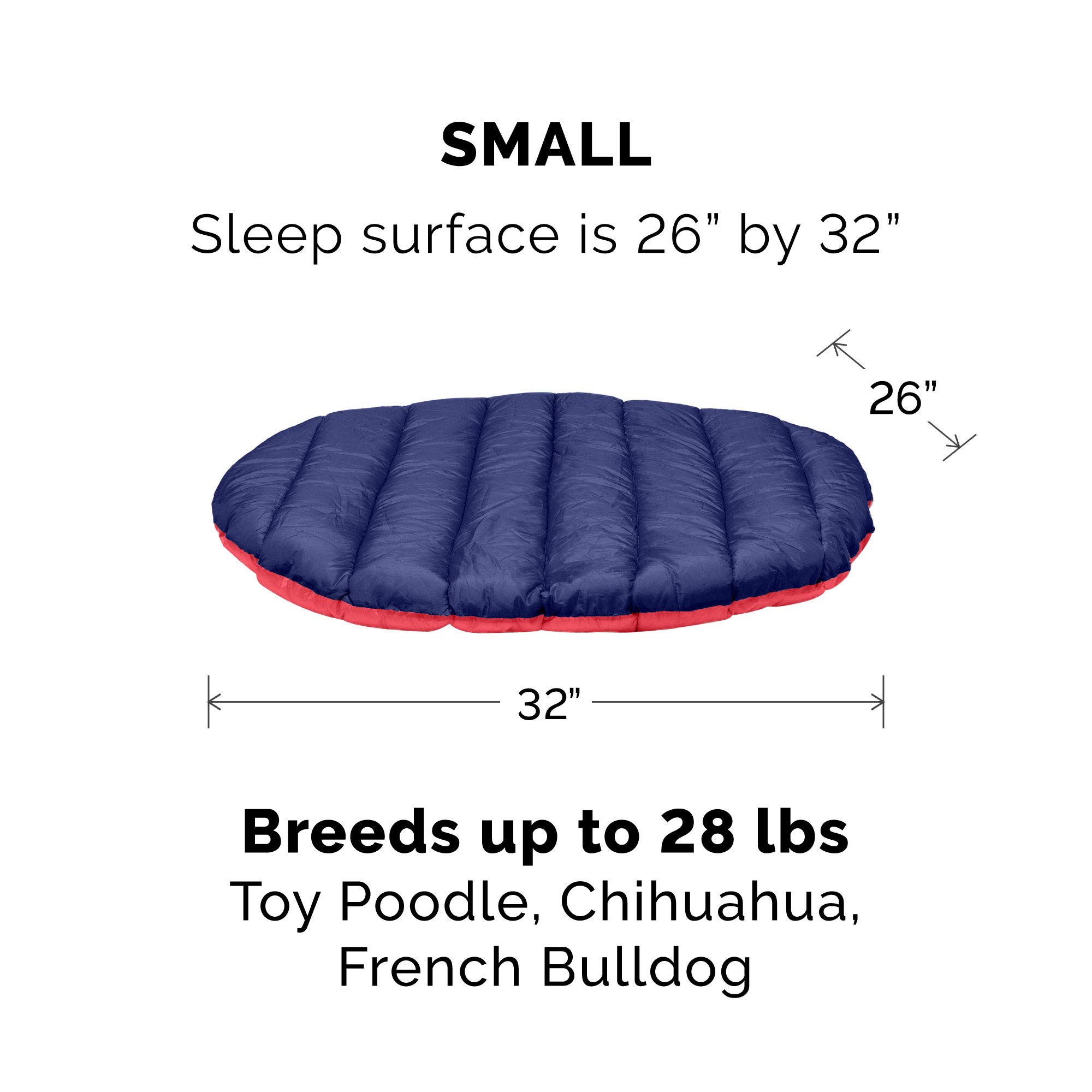 Furhaven Travel Dog Bed for Small Dogs - Washable, Foldable with Carry Bag - Perfect for Crates, Kennels & Outdoor Adventures