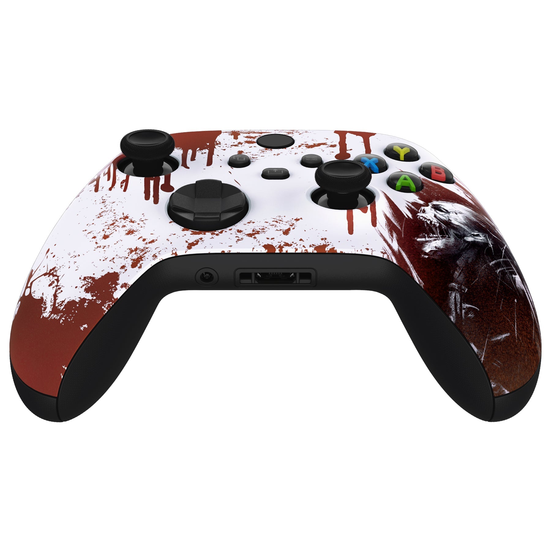 eXtremeRate Replacement Front Housing Shell for Xbox Series X & S Controller - Blood Zombie Edition | Custom Gaming Accessory for Enhanced Gameplay Experience