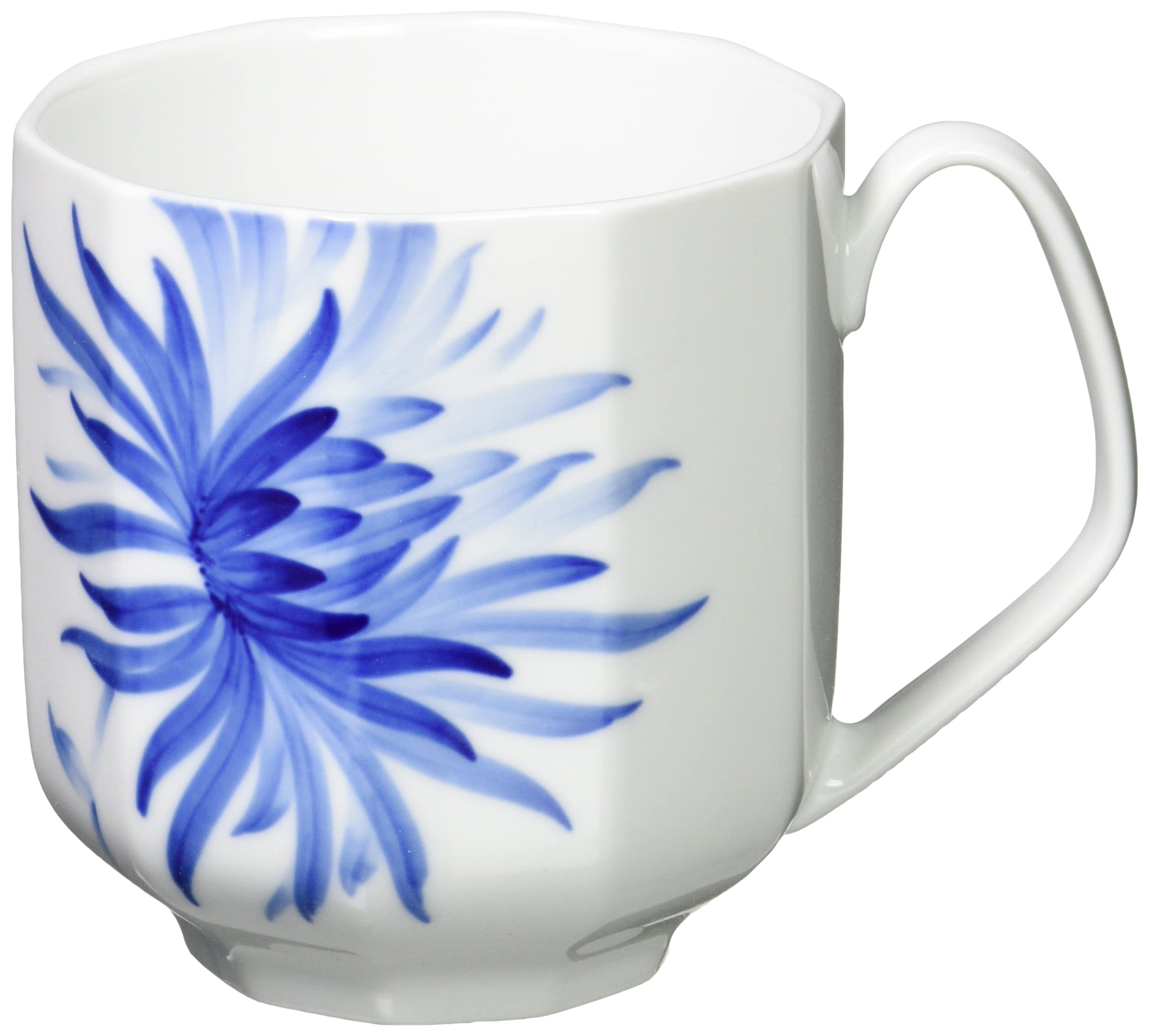 Royal Copenhagen 1025328 Bromst Mug - Dahlia Floral Design, 11.2 oz (330ml) Ceramic Coffee Cup, Elegant Wedding Gift for Bridal Shower, Anniversary & Housewarming