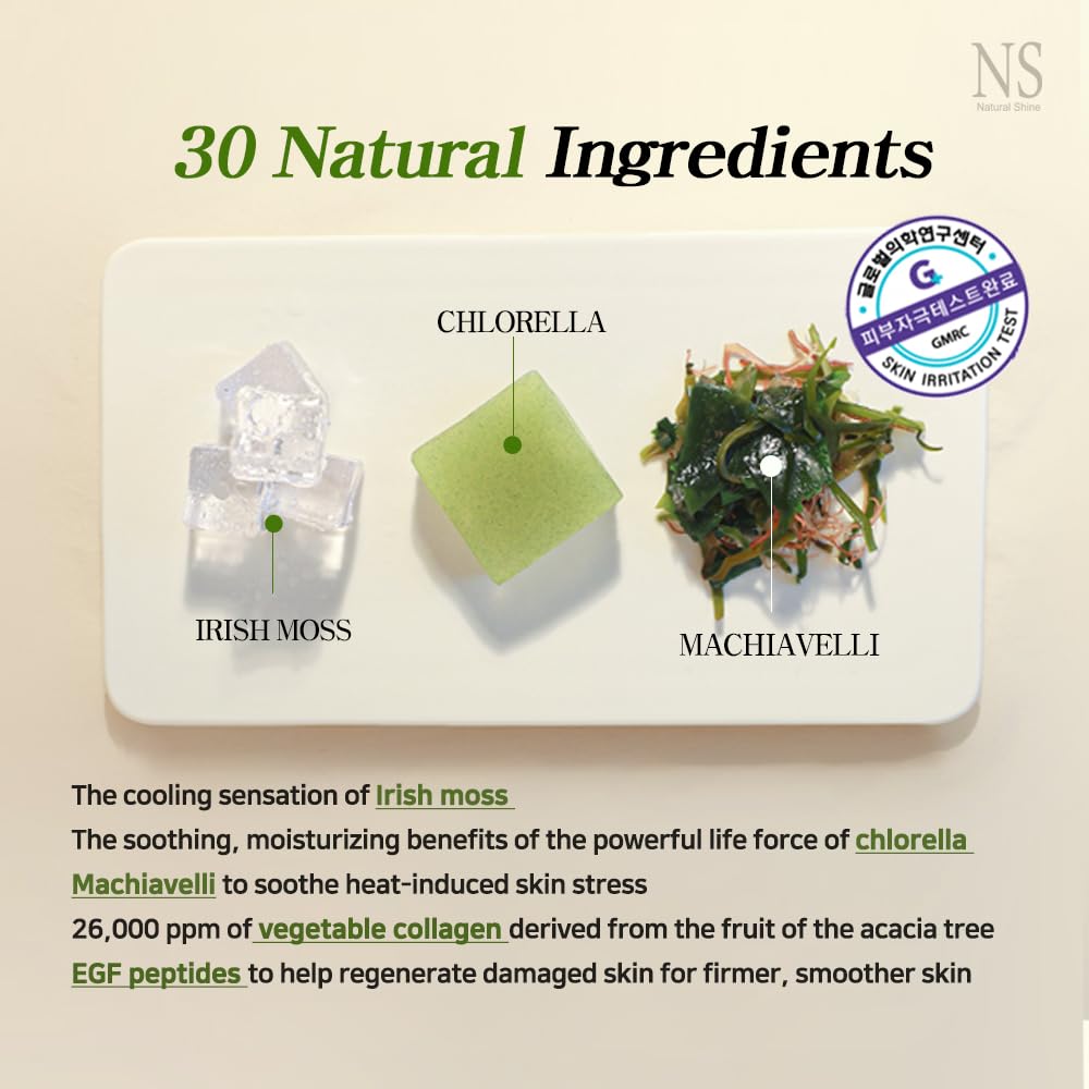 Korean Deep Moisture Face Jelly Patch - Cooling Pore Care for Sunburn Relief
