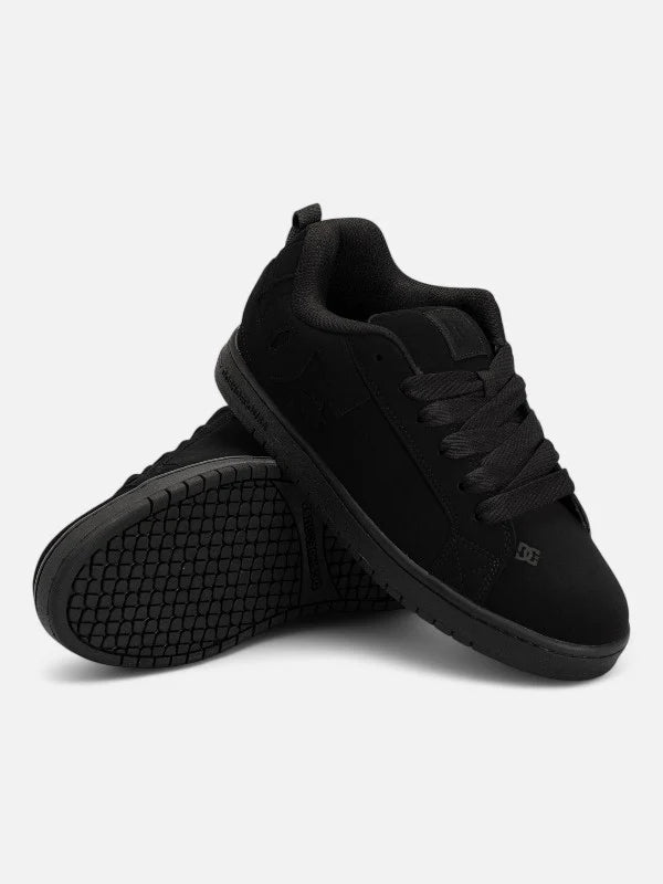 DC Court Graffik 3BK Skate Shoes for Men - Lightweight & Durable Sneakers for Skateboarding, Streetwear & Casual Wear