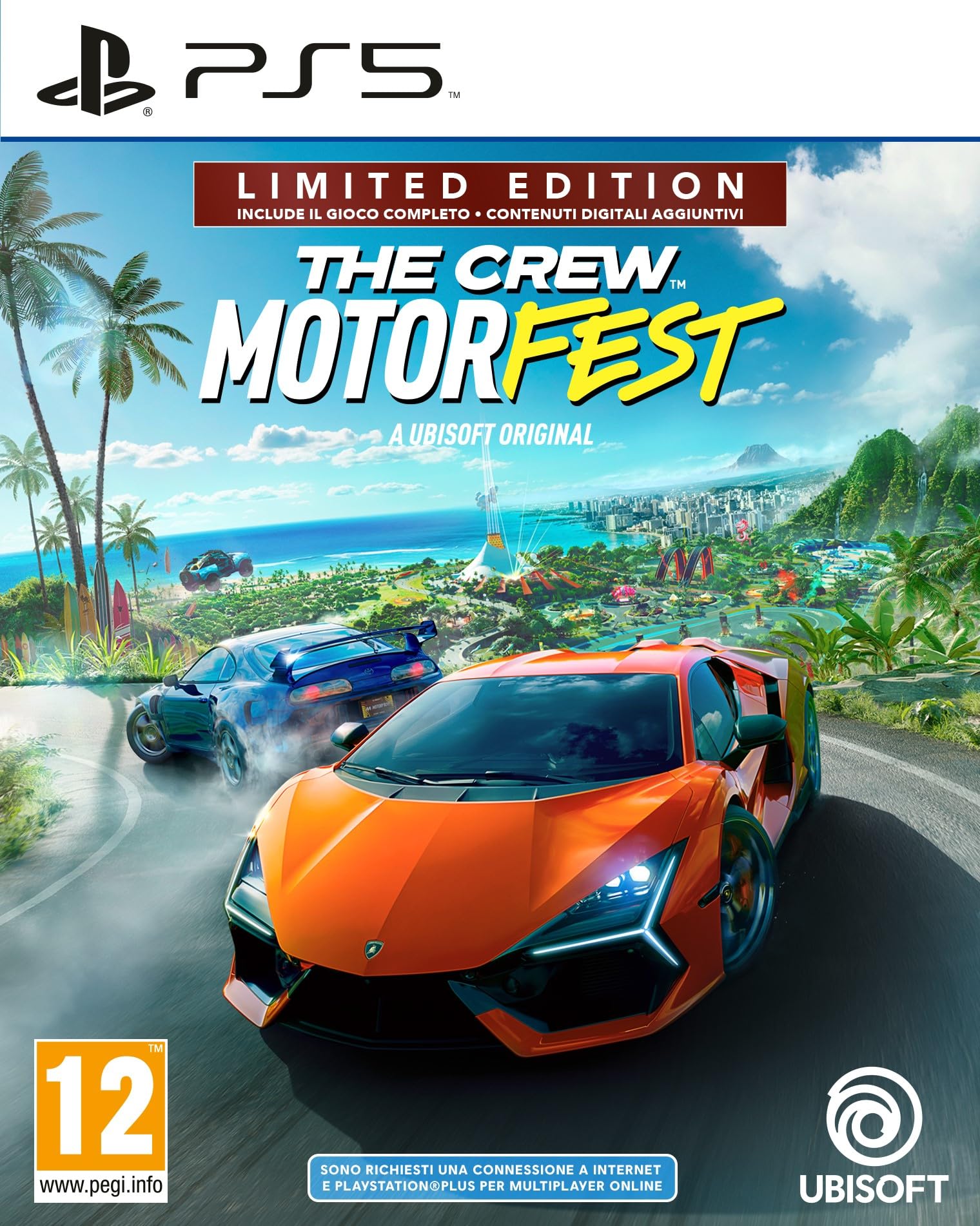 The Crew Motorfest Limited Edition - Exclusive to Amazon.it for PS5 | Open-World Racing Game for Thrilling Adventures & Multiplayer Fun