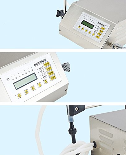 Automatic Digital Liquid Filling Machine for Beverages, Water, Milk & Oil - 5-3500ml Precision Bottle/Vial Filler with LCD Display | Perfect for Small Business, Homebrew & DIY Cosmetic Production