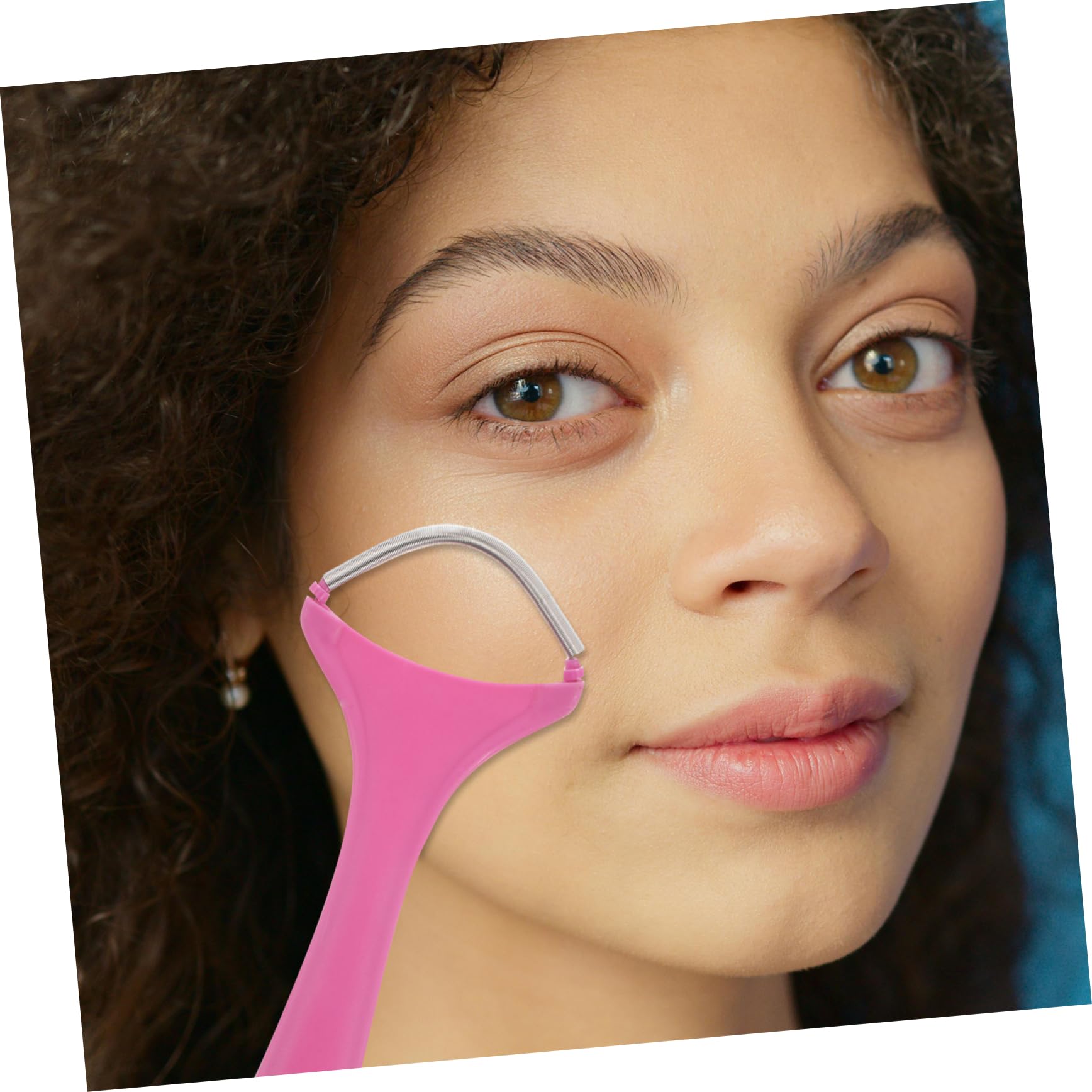 Best Manual Spring Facial Hair Remover for Women - Painless Epilator Tool for Chin, Upper Lip & Face Hair Removal - Perfect for Home Use & Travel
