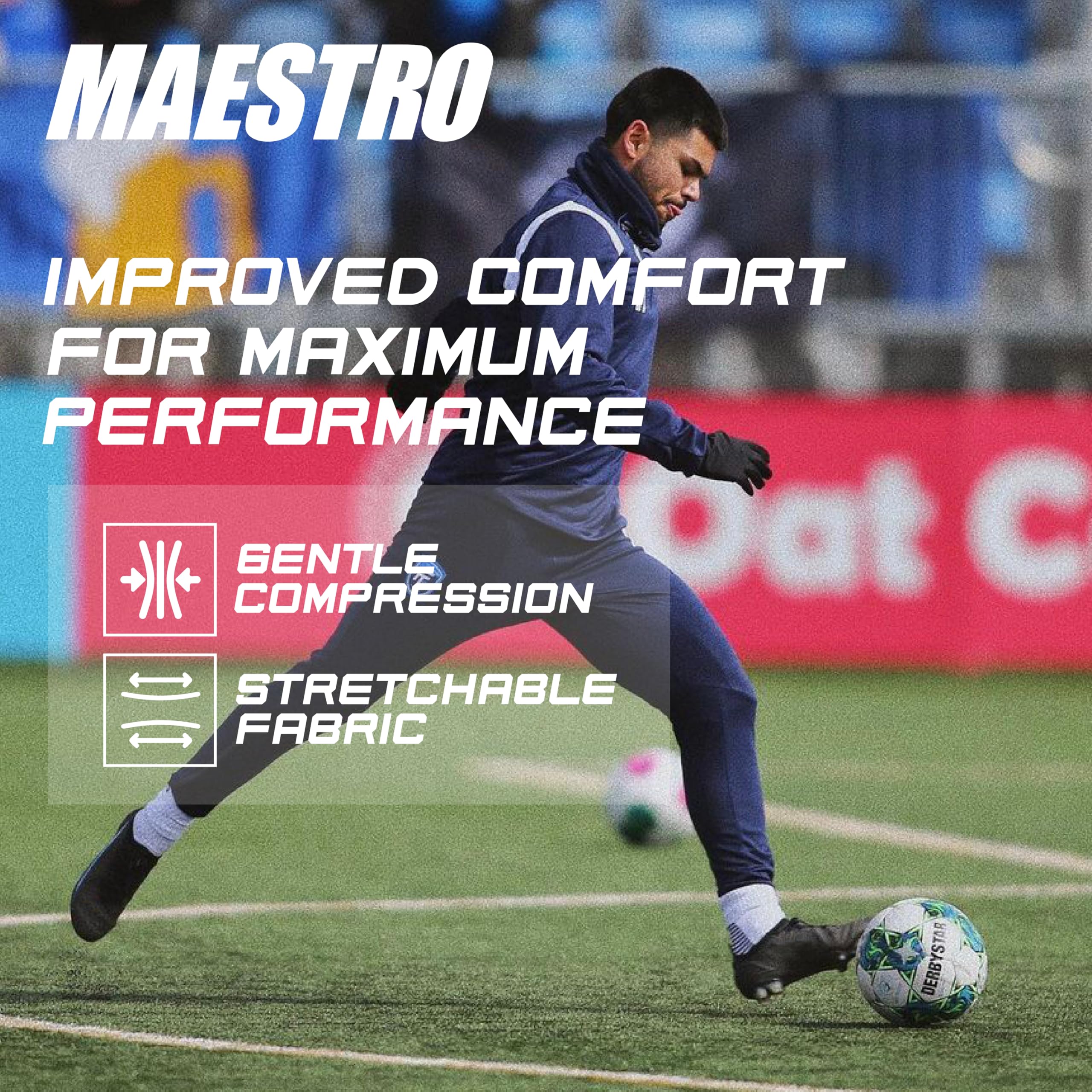 Maestro Grip Socks - Non-Slip Athletic Socks for Men & Women - Perfect for Soccer, Football, Basketball & Hockey - Stay Stable During Sports & Workouts