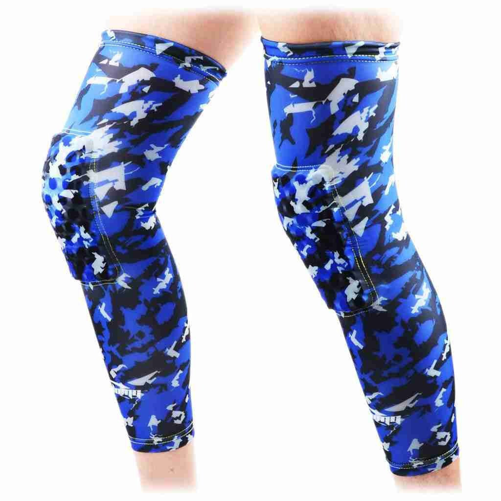 Best Camouflage Knee Sleeves for Men & Women - Long Leg Compression Support for Running, Basketball & Workout - Pain Relief & Joint Protection