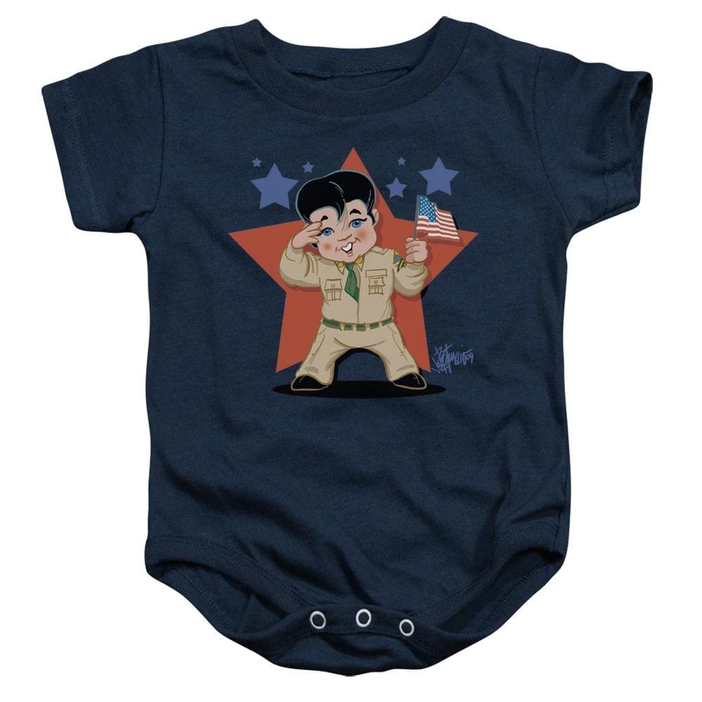 Elvis Presley Baby Bodysuit - Cute Lil G I Outfit for Newborns & Infants - Perfect for Photo Shoots, Birthday Parties & Casual Wear