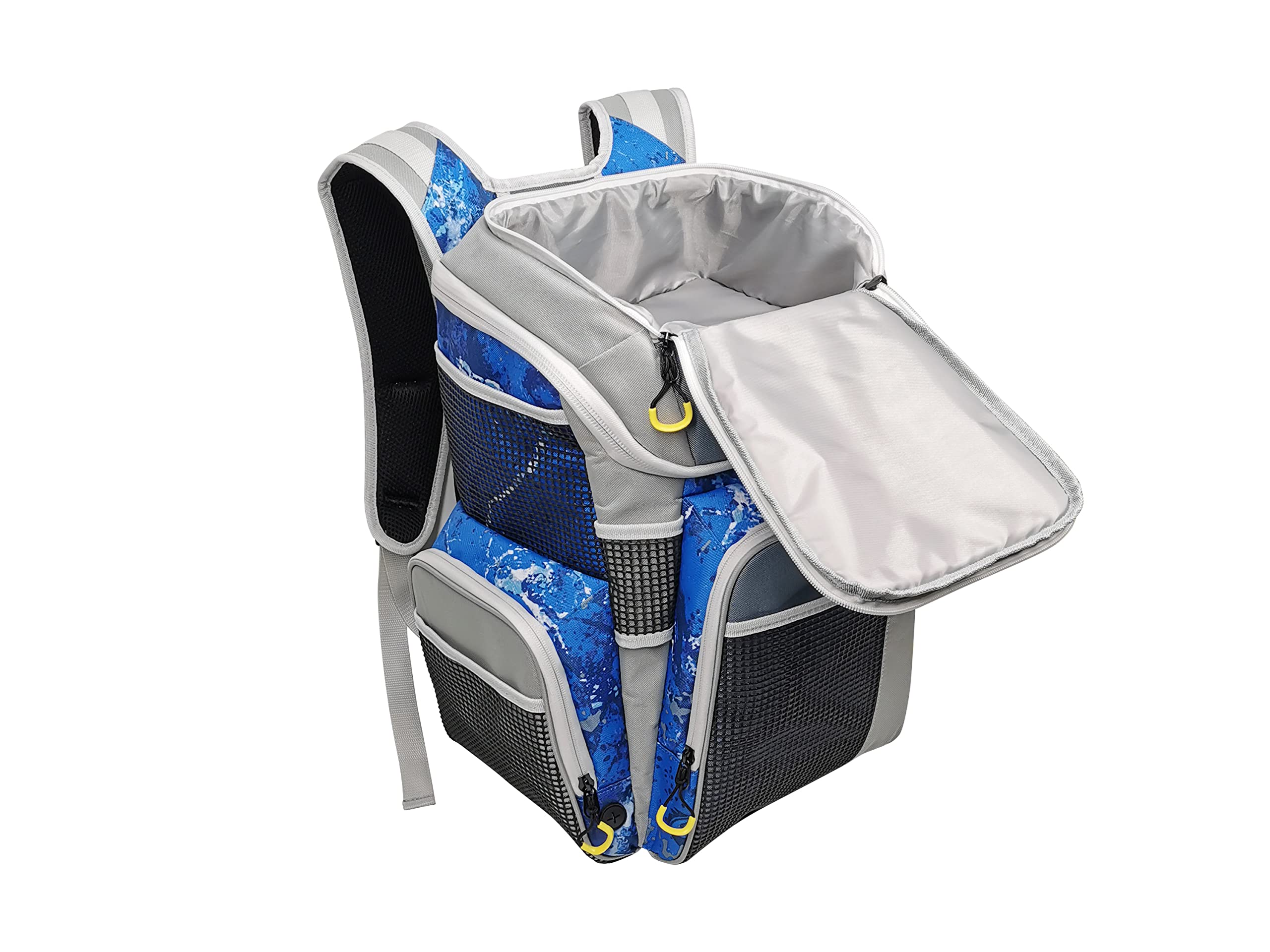 Evolution Outdoors FL30004: 5007 Pro-Angler Zerust Rust-Proof Fishing Backpack (Kinetic Blue) - Includes 3 Tackle Trays for Freshwater & Saltwater Fishing Trips