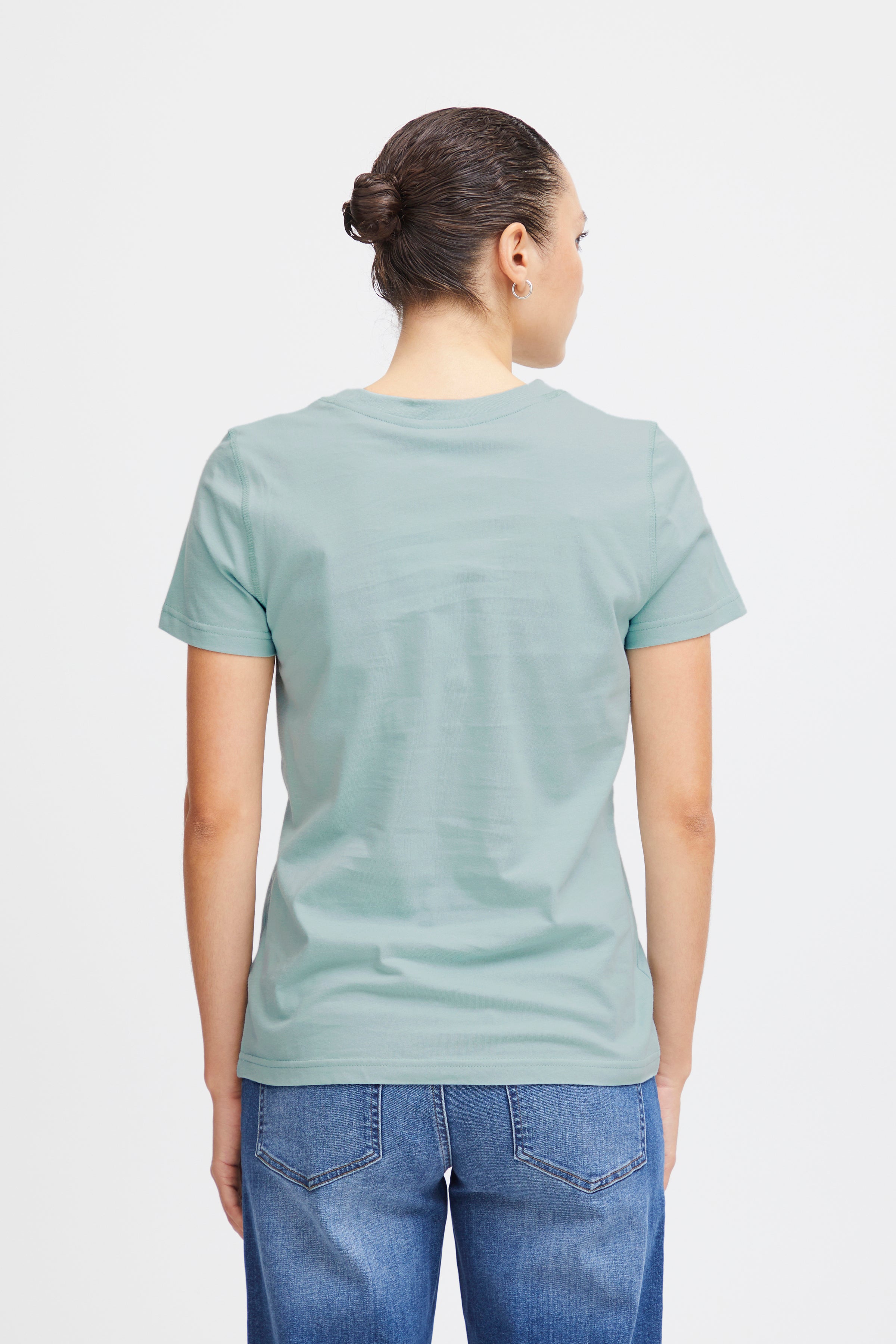 Premium Cotton NEILA T-Shirt (Ether) - Soft Breathable Tee for Men & Women - Casual Wear, Street Style & Everyday Comfort