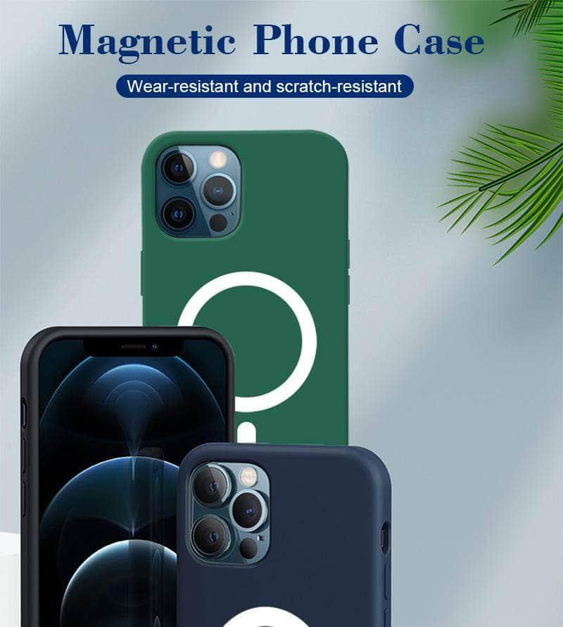 Magnetic Wireless Charging Case for iPhone 12 Pro - Magsafe Compatible Protective Cover for Fast Charging | Perfect for Home, Office & Travel Use