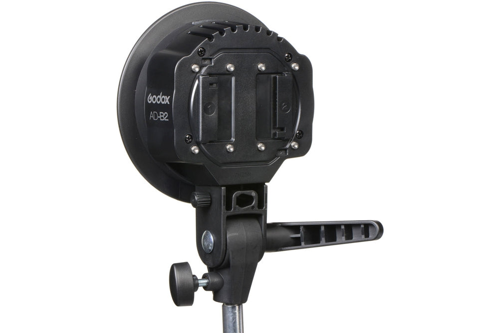 Godox AD B2 Dual Power Flash Bracket - 600Ws Battery-Powered Monolight for Professional Studio & Outdoor Photography - Perfect for Portraits, Fashion, and Product Shoots